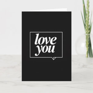 Classic Love You Card