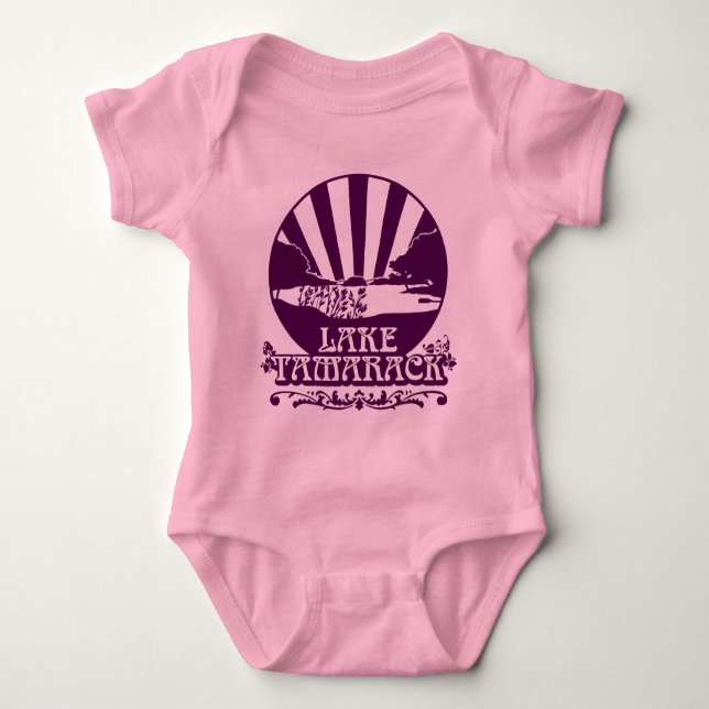 Classic LT design : Baby Girl Baby Bodysuit (Front)