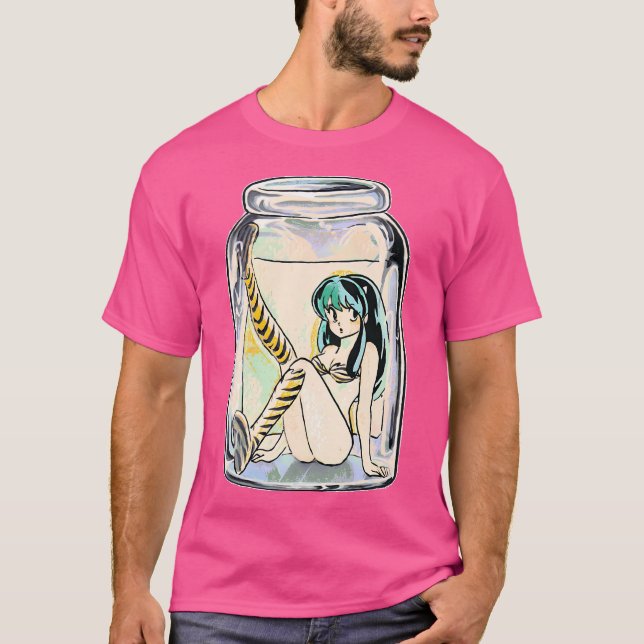 Classic Lum Invader Bottle T-Shirt (Front)