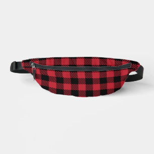 Classic Lumberjack Check Pattern Bum Bags