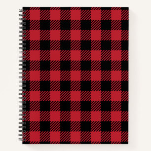 Classic Lumberjack Check Pattern Notebook