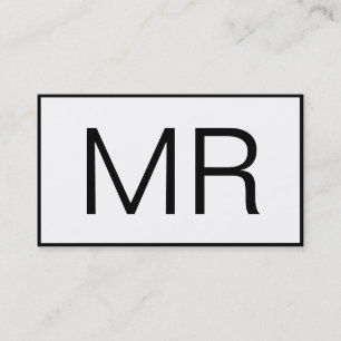 Classic Luxe Black and White with Social Media Business Card