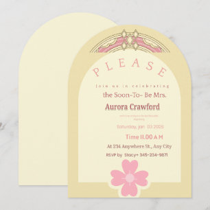 Classic luxury bridal showers Invitation Elegant