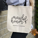 Classic Maid of Honor Tote Bag<br><div class="desc">This is a classic yet beautiful tote bag that would make for a perfect gift!</div>