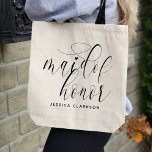 Classic Maid of Honour Tote Bag<br><div class="desc">This is a classic yet beautiful tote bag that would make for a perfect gift!</div>