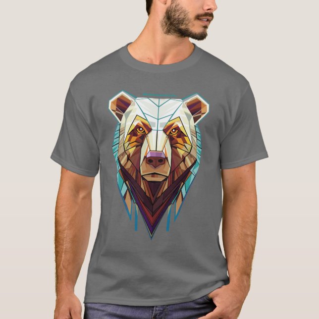 Classic Majestic Bear Outdoor Vibes T-Shirt (Front)