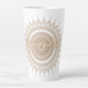 Classic Mandala Latte Mug