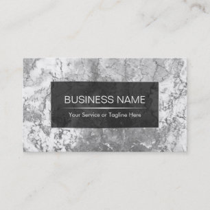 Classic Marble Background Modern Elegant Business Card