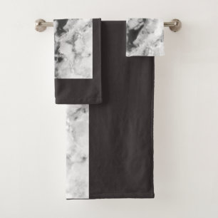 Classic Marble Bath Towel Set
