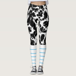Classic Marble Composition Book School Costume Leg Leggings