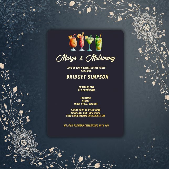 classic margs and matrimony Bachelorette Party (Creator Uploaded)