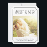 Classic Married and Merry Christmas Photo Cards<br><div class="desc">Classic Married and Merry Christmas Photo Cards - Created by Colorful Designs Inc. All text can be modified! All designs are protected under Copyright 2008-2014.</div>
