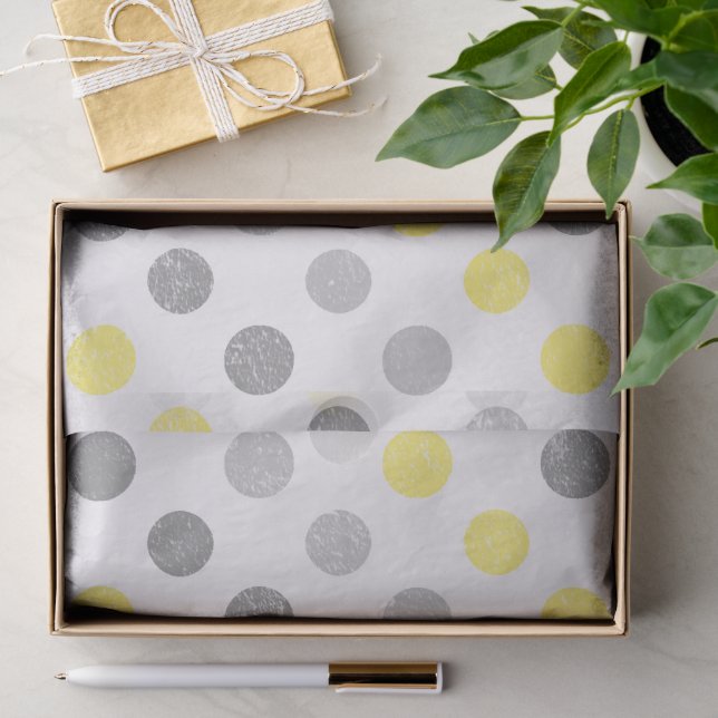 Classic Medium Polka Dot Seamless Pattern Tissue Paper (Gift)