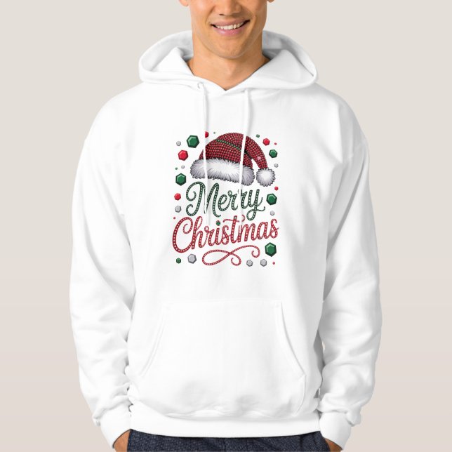 Classic Men’s Pullover Hoodie with Front Pocket  (Front)