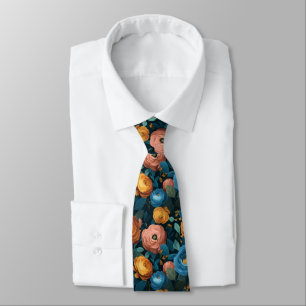 Classic Mens Accessories Ranunculus Tie