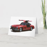 Classic Mercedes Benz SLR300 Gullwing Poster