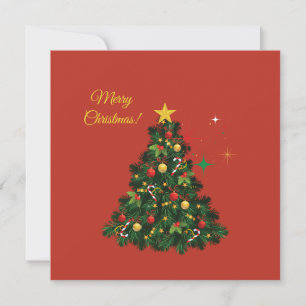  Classic Merry Christmas Card