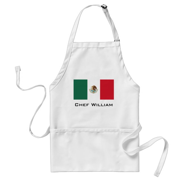 Classic Mexican Flag Standard Apron (Front)