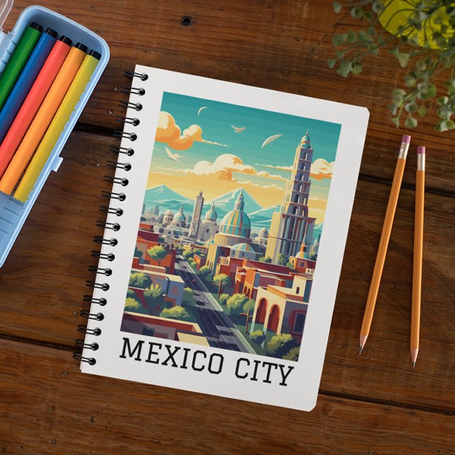 Classic Mexico City CDMX Retro Vintage Travel Notebook (Classic Mexico City CDMX Retro Vintage Travel Notebook)
