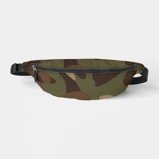Classic Military Camouflage Pattern Bum Bags (Front)
