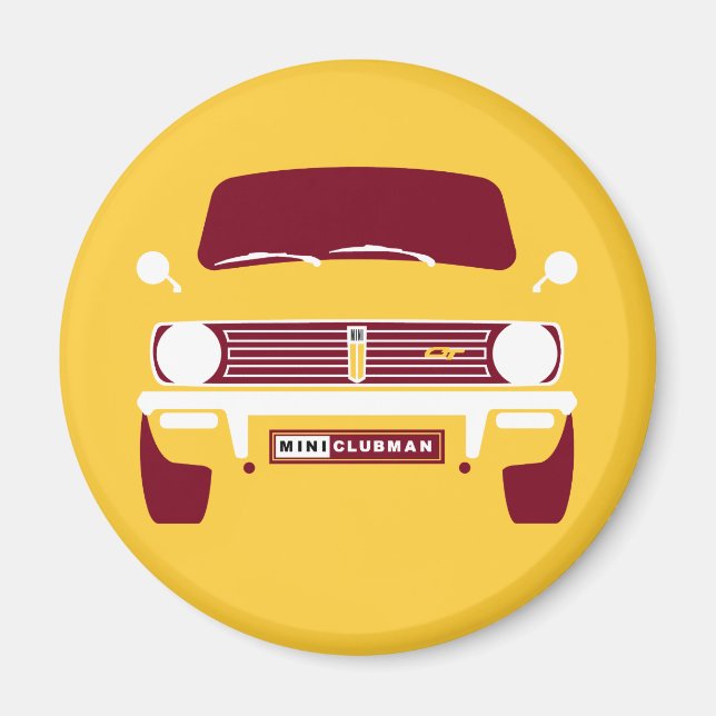 Classic  Mini Clubman car Magnet (Front)