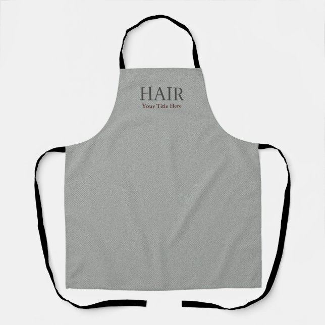 Classic Minimal Concrete Texture Apron (Front)