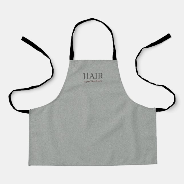 Classic Minimal Concrete Texture Apron (Front)