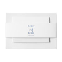 Classic Minimal Minimalist Custom Names Wedding