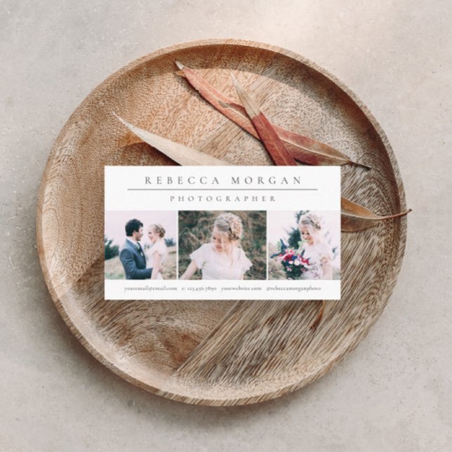 Classic Minimal Photography Business Card (Creator Uploaded)