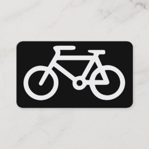 Classic Minimalist Bicycle Mechanical Illustration Business Card