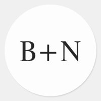 Classic Minimalist Custom Monogram Wedding