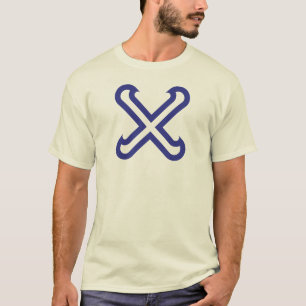 Classic Minimalist Letter X Monogram T-Shirt