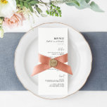 Classic Minimalist Mixed Font Tall Menu Card<br><div class="desc">This minimalist design features mixed font and a simple layout.  Add your text using the template form.  Change the font,  layout and colours using the advanced editing menu.</div>
