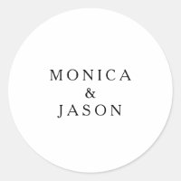 Classic Minimalist Wedding Envelope Seals