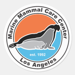 Classic MMCC LA logo on stickers! Round Sticker