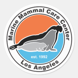 Classic MMCC LA logo on stickers! Round Sticker