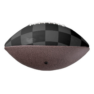 Classic Modern Black & Smoky Black Chequerboard Football