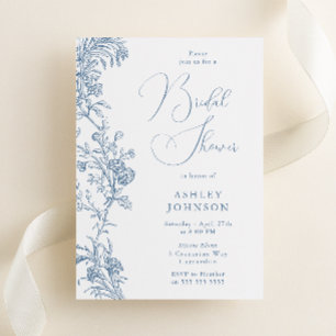 Classic Modern Elegance Bridal Shower Invitation