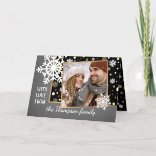 Classic Modern Love Holiday Seasons Greetings