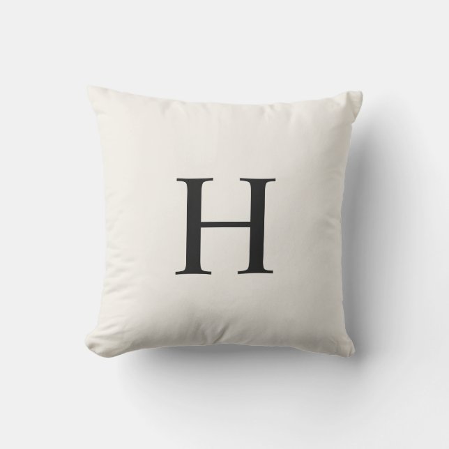 Classic Modern Monogram Cushion (Front)