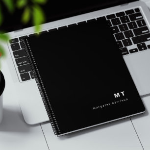 Classic Modern Monogram Initial Planner