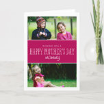 Classic & Modern Mother's Day Photo Card<br><div class="desc">Photography courtesy of Sydney Treasures Photography: www.sydneytreasuresphotography.com.au/</div>
