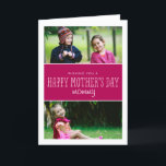 Classic & Modern Mother's Day Photo Card<br><div class="desc">Photography courtesy of Sydney Treasures Photography: www.sydneytreasuresphotography.com.au/</div>