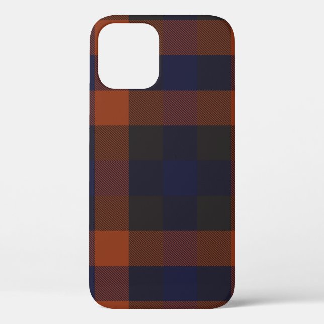 Classic Modern Plaid Tartan Seamless Pattern. appa Case-Mate iPhone Case (Back)