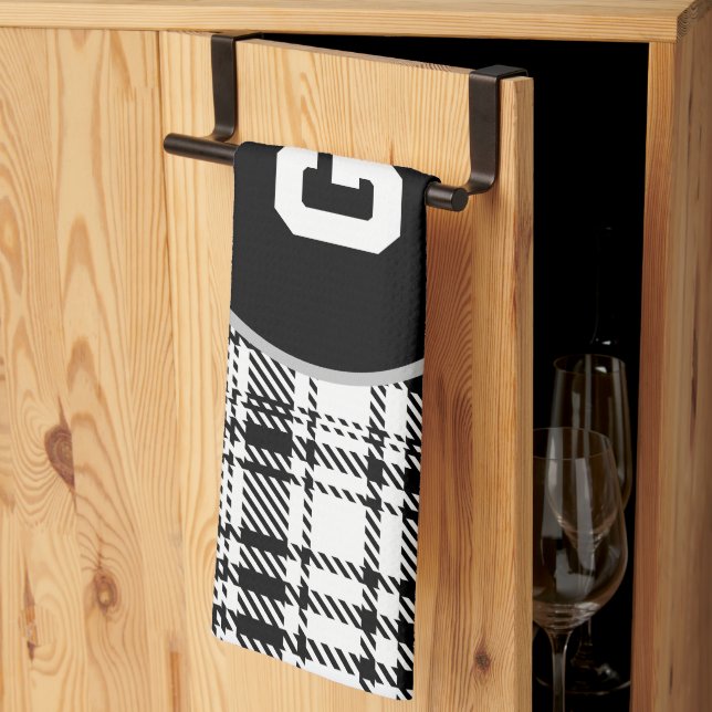  Classic Modern Plaid  Tea Towel (Thirds Fold)