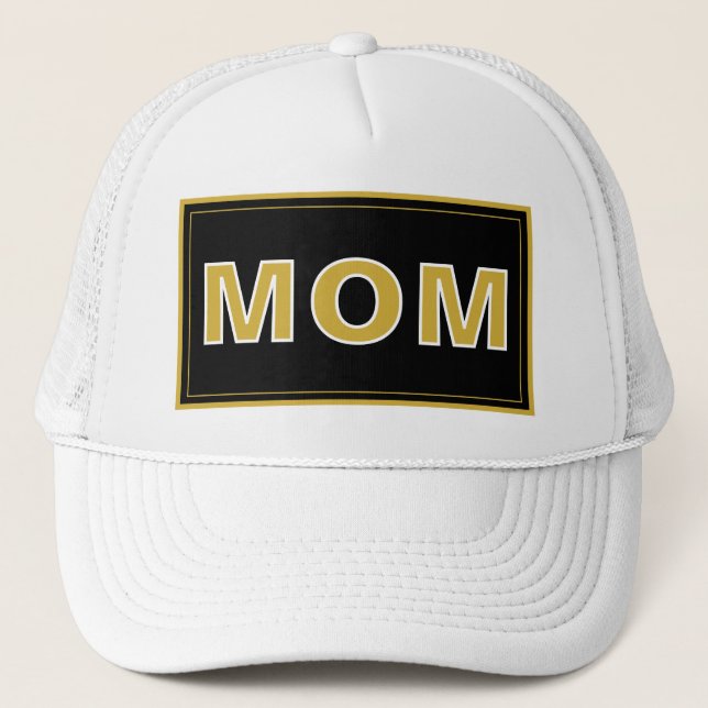 Classic MOM Trucker Hat for Everyday Cool Style (Front)