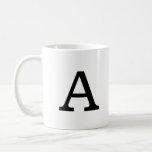 Classic Monogram Coffee Mug<br><div class="desc">Classic monogram design by Shelby Allison.</div>