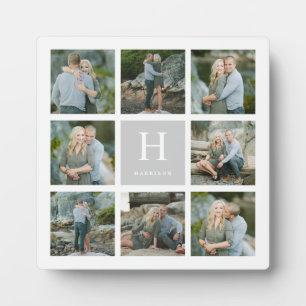 Classic Monogram Collage Plaque