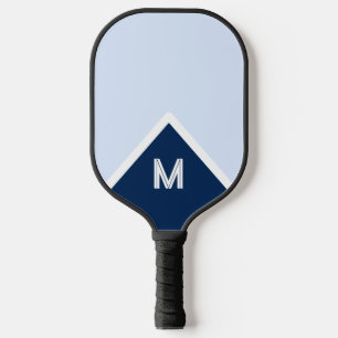 Classic Monogram Elegant Pickleball Paddle