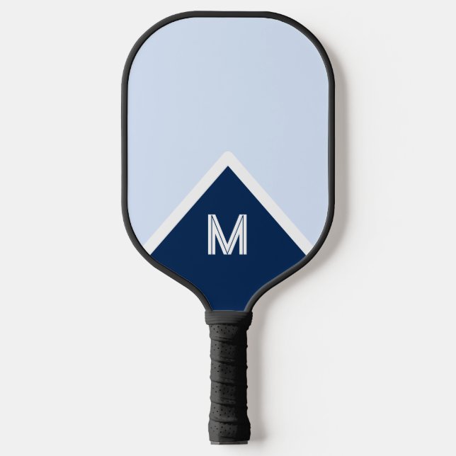 Classic Monogram Elegant Pickleball Paddle (Front)